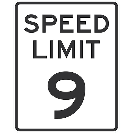 Lyle Speed Limit 9, 24x30, Engineer Grade, White G-14024-EG_24x30