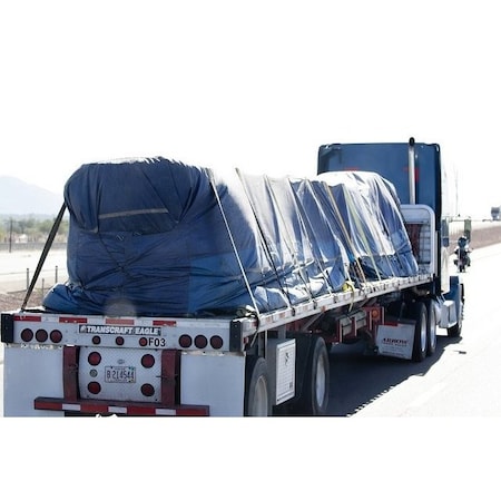 Tarps Now Tarp, 24 ft x 27 ft, 20 Mil, Black, Vinyl LTH24278-BLK