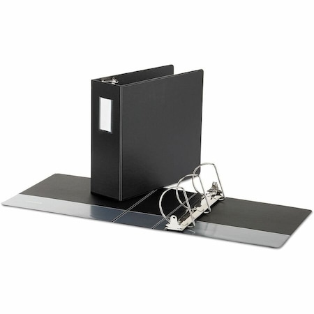 Universal D-Ring Binder, 4" Capacity, 8-1/2 x 11, Black UNV20706***