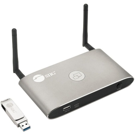 Siig DUAL VIEW WIRELESS PRESENTATION, SHARING LAPTOP, TABLET, SMART PHONE UP TO 16 DE CE-H25Y11-S1