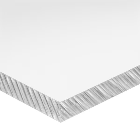 Zoro Select Colorless Polycarbonate Polycarbonate Sheet 4 ft L x 4 ft W x 0.25 in Thick BULK-PS-PC-17