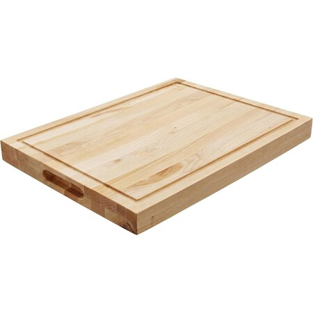 Amgood 15 in. x 20 in. Maple Wood Cutting Board, Reversible with Juice Groove and Handles AMG MWCB-1520-SQJG-Z