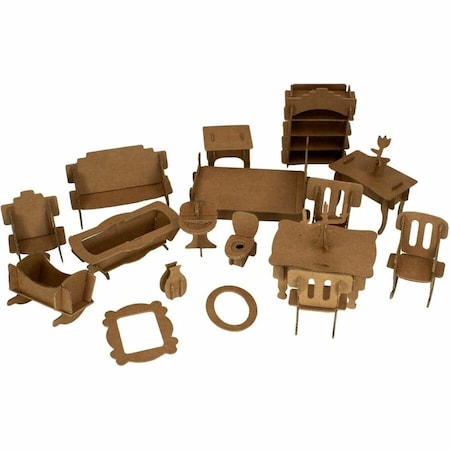 Roylco Doll House Furniture Craft Set R16056