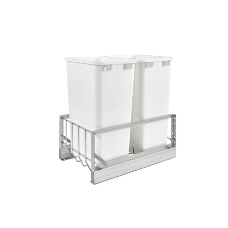 Rev-A-Shelf Aluminum; Steel; Plastic, Aluminum, 14.81 in W, 22.94 in H, 22.13 in D 5349-2150DM-2