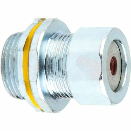 Dottie L.H. Dottie 3/4'' Steel Strain Relief Connector (Red Grommet), 10PK SR75A250