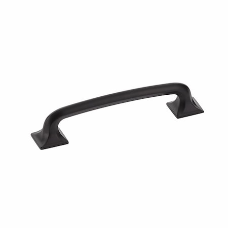 Schaub 5in Center to Center Northport Square Cabinet Pull Matte Black Finish 216-MB