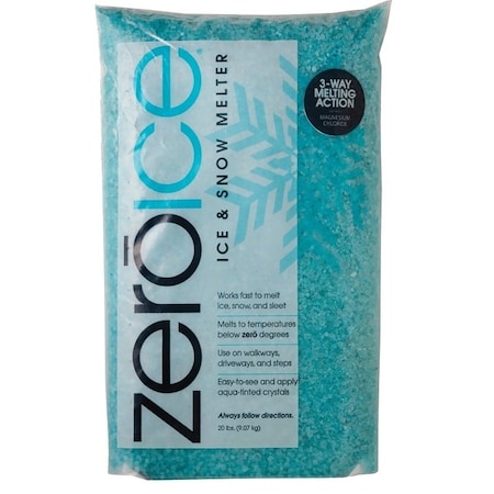 Hj HJ Zero Ice 9583 Ice Melter, Aqua/White, 20 lb Bag 9583