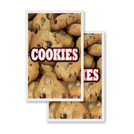 Signmission Cookies, Vinyl Decals Only 24 Inch x 36 Inch, Vinyl Decal, 2PK DSB-2436-2PACK-Cookies