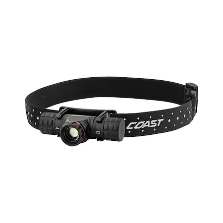 Coast LED Headlamp, Rechargeable, Silicone Strap 30325