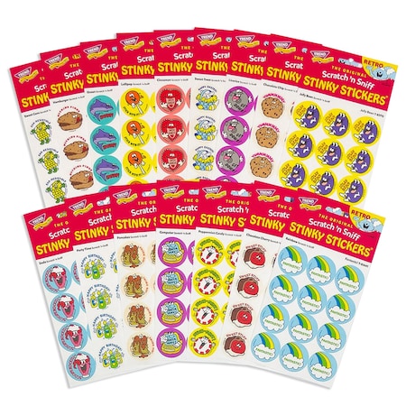Trend Retro Scratch 'n Sniff Stinky Stickers Summer 2024 Collector Combo Set T83926