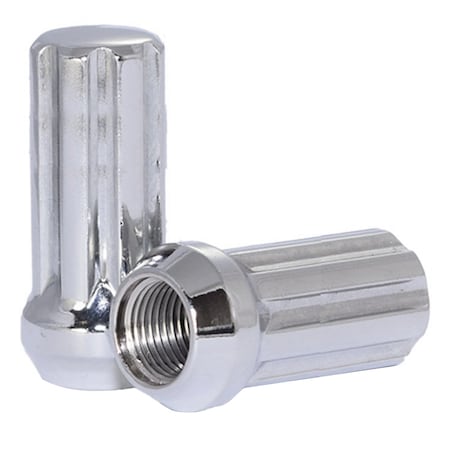 Coyote Wheel Accessories LUG NUTS, Carbon Steel, 1.90 in, Spline Drive 331167