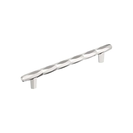 Amerock St. Vincent 8 inch 203mm Center-to-Center Polished Nickel Cabinet Pull BP55500PN