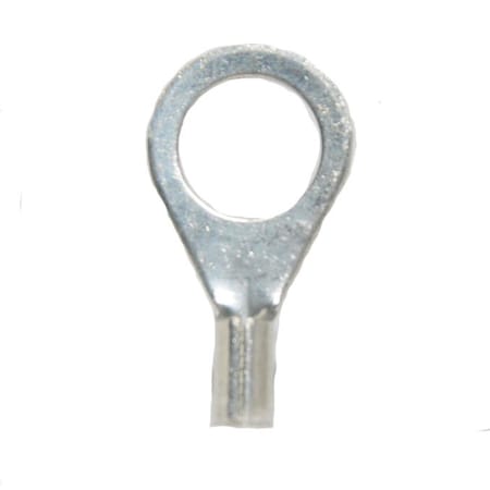Hillsdale Terminal Ring Terminal, 5/16 in Stud Size, 18 AWG, 600 V, Bare Insulated, 1000 PK 10042EBZ