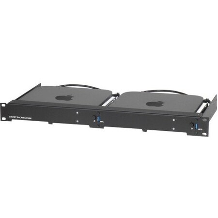 Sonnet Technologies RACKMAC MINI (2018-2023) 1U RACK KIT FOR 2 MAC MINIS (INTEL, M1, M2) RACK-MIN-2XA