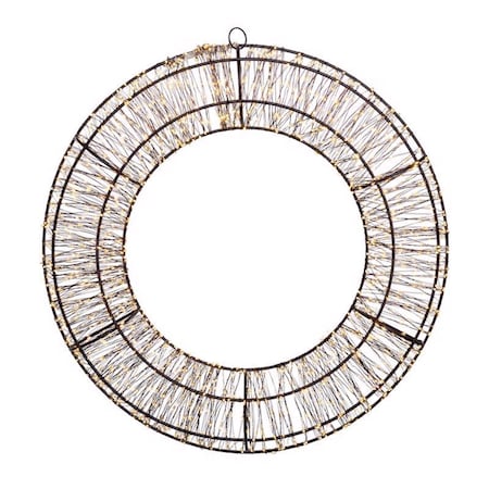 Celebrations LED Clear/Warm White Wreath 14 in. Hanging Decor 14OVWRA