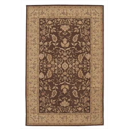 Nourison 3903 Heritage Hall Area Rug Collection Brown 7 ft 9 in. x 9 ft 9 in. Rectangle 99446039033