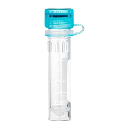 Zoro Select Microcentrifuge Tube, 0.51 in Dia, PK1000 C3220-SGL