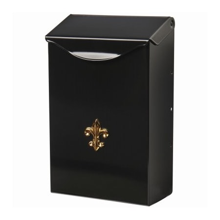 Solar Group Mailbox Vert Econ Black BW110000
