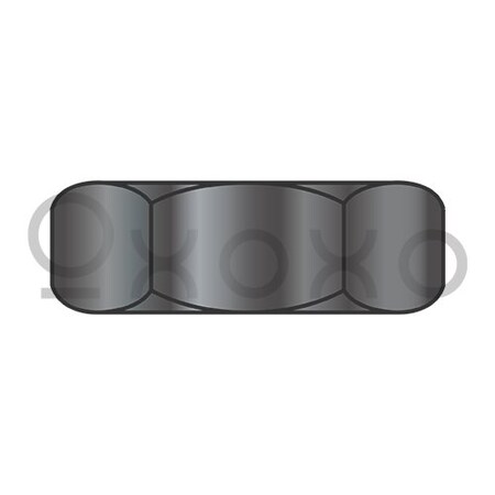 Oxoxo 10-24X3/8X1/8 Standard Pattern Hex Machine Screw Nut Black Zinc, 8000PK 374132