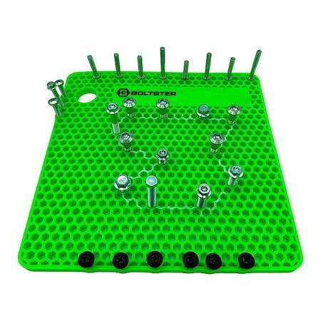 Boltster Tool Organizer, Green, Silicone BTS-100001G