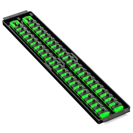 Ernst Manufacturing Socket Organizer, Green, 3 5/8" D 8483