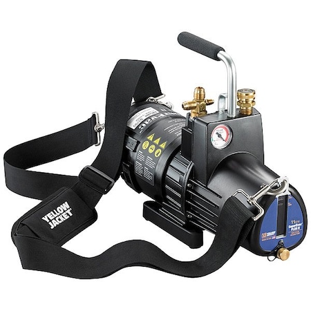 Yellow Jacket Vacuum Pump, 11 cfm, 15 micron, 120V AC 93790
