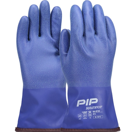 Pip Polyurethane Dipped Glove with Acrylic Liner and Rough Finish, Gauntlet Cuff, 12" Length 207061