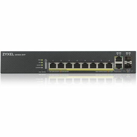 Zyxel Communications - FANLESS 8 PORT GBE POE+ L2 WEB MANAGED SWITCH 130W GS1920-8HPV2