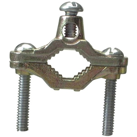 Halex Ground Clamp, 10 to 2 AWG Wire, Bronze 36019