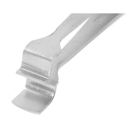 Excelta Tweezers, SS, 4 3/4" L, Straight, Paddle 390L-SA-PI