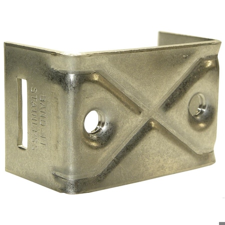 Band-It 2 Bolt Brackit, 3/4 Slot, PK50 D00999