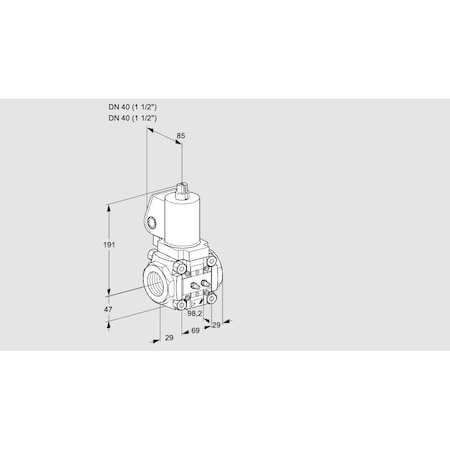 Honeywell Kromschroder VAS2T40N/NQGL KS88026245