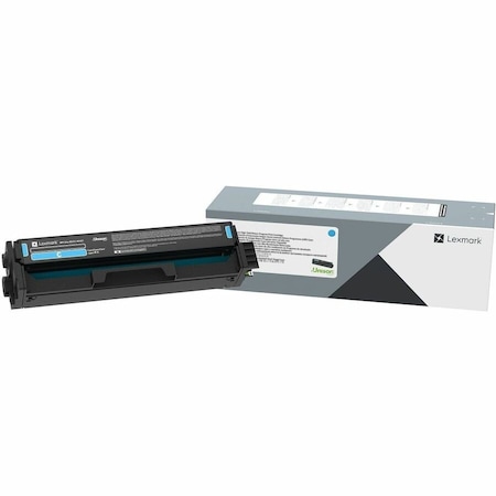 Lexmark Cyan Toner Cartridge 1,500 Yield 20N10C0