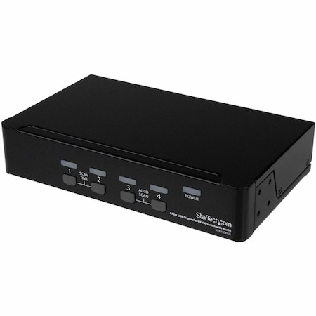 Startech.Com 4 Port USB DisplayPort KVM Switch with Audio SV431DPUA