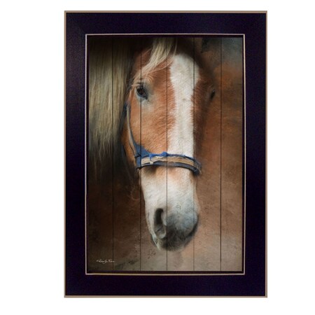 Homeroots Blaze Black Framed Print Wall Art 415692