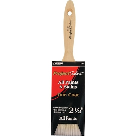 Linzer WC Paint Brush, 212 in W, 3 in L Bristle, Varnish Handle 1140-2.5