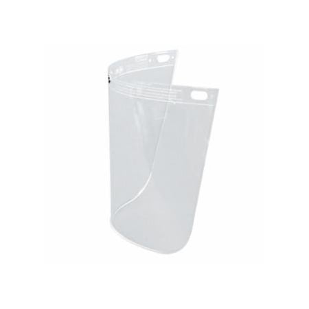 Honeywell Fibre-Metal High Performance Faceshield Window, Uncoated, Clear, Standard, 11-1/4 in L x 8 in H, 50PK 280-4118CLBP