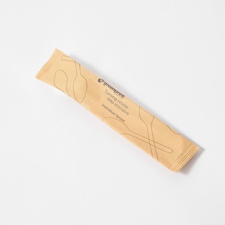 Greenprint Greenprint Agave Based Medium Weight Natural Agave Spoons, Individually Wrapped, 500 ct MS500W