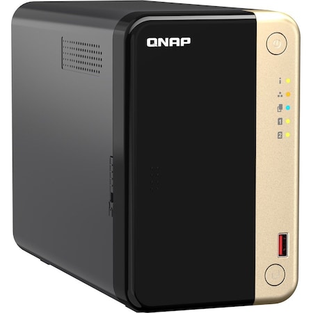 Qnap TS-264 2-BAY HIGH-PERFORMANCE DESKTOP NAS. INTEL 4C/4T PROCESSOR, BURST UP TS-264-8G-US