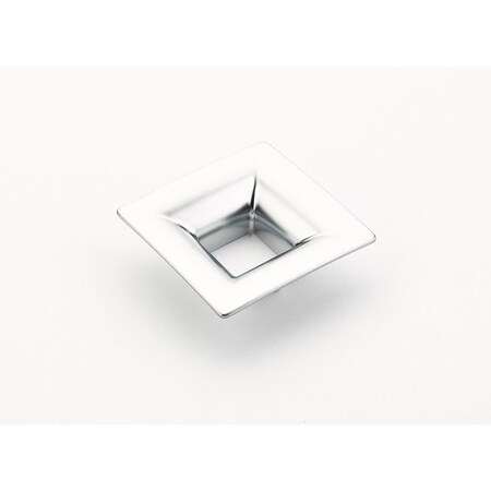 Schaub 32mm Center to Center Flared Square Finestrino Cabinet Pull Matte Chrome Finish 440-M26