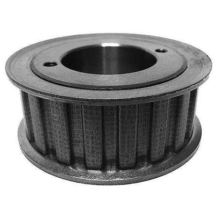 Zoro Select TimingBeltPulley, CastIron, W17/16in 24HH100