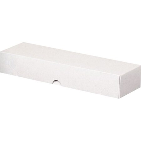 Partners Brand 12 in x 3 1/2 in x 2 in Stationery Folding Cartons, White, Fiberboard, 200 PK BCF26