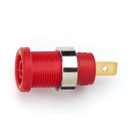 Pomona Electronics PanelMountBananaJack, Blk, 36A, 13/8in, PK10 72913-0