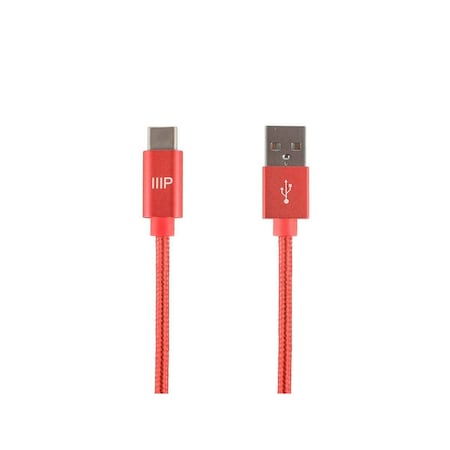 Monoprice Palette Series USB 2.0 Type-C to Type-A Charge & Sync Nylon-Braid Cabl 38907