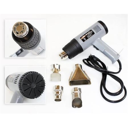 Swivel 1500 Watt Dual Temperature Heat Gun with Accessories Shrink Wrapping - 572F- 920F SW3119833