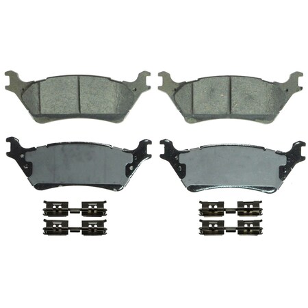 Wagner Brake QuickStop Rear Disc Brake Pad Set Ceramic,  ZD1602