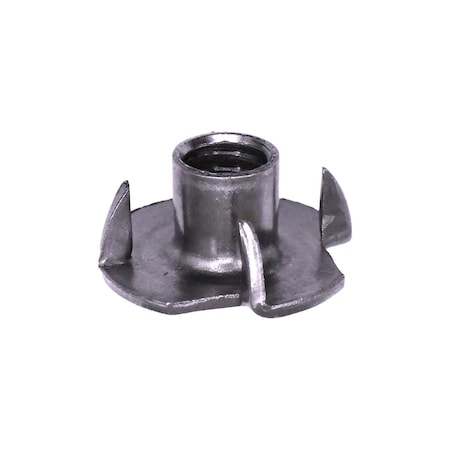Auveco Tee Nuts 1/4in-32 x 5/16in 3 Prong Round Base, 50PK 11332