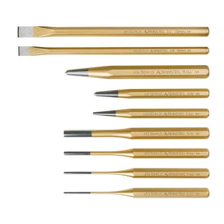 Rennsteig Punch and Chisel Set 9R 400 009