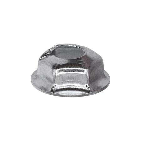 Auveco Washer Lock Nut 1/4in-20 19/32in O.D. 7/16in Hex, 100PK 2561