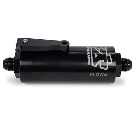 Ti22 Performance 5508 100 Micron 8 AN Fuel Filter with Shut Off - Black TIP5508